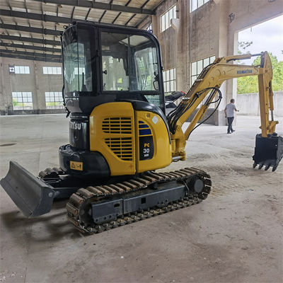 منشأ ژاپن PC30 استفاده شده Komatsu Excavator PC30 Crawler Excavator استفاده شده Komatsu Hydraulic Excavator PC30