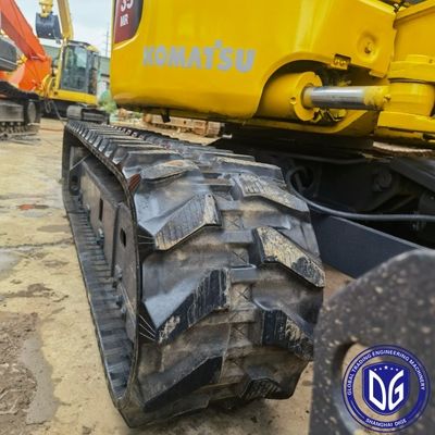 کاربر دوستانه PC35 استفاده شده خزنده حفاری نود و پنج جدید مینی Komatsu حفاری 3.5t