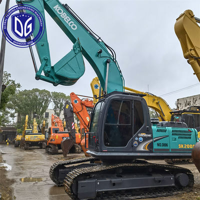 20T SK200D استفاده شده Kobelco Excavator کاوشگر هیدرولیک کاوشگر