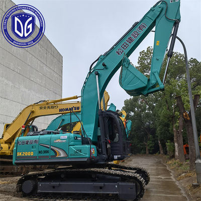 منشأ ژاپن SK200-8 استفاده شده Kobelco Excavator SK200-8 Excavator دست دوم Kobelco Excavator SK200-8