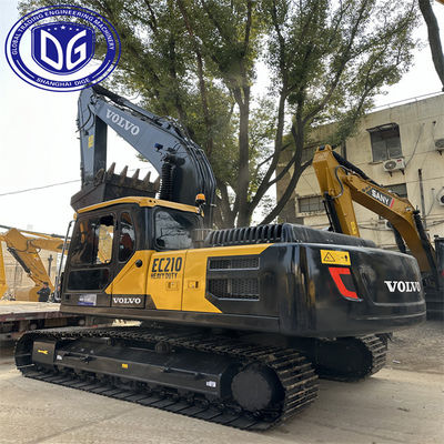 ولوو 210 Excavator قیمت در هند Ec210 21 تن استفاده شده ولوو Excavator با انتخاب حالت کار پیشرفته