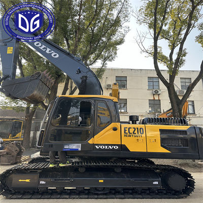 ولوو 210 Excavator قیمت در هند Ec210 21 تن استفاده شده ولوو Excavator با انتخاب حالت کار پیشرفته