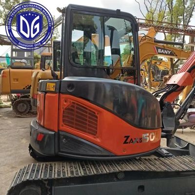 منشأ ژاپن ZX50 استفاده شده Hitachi Excavator ZX50 Crawler Excavator دست دوم Hitachi Hydraulic Excavator ZX50