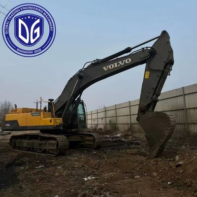 ولوو EC480 48 تن استفاده شده Excavator Crawler تجهیزات ساختمانی بزرگ در وضعیت خوب