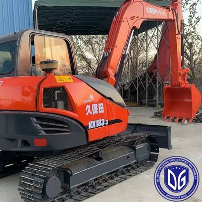 Kx183 Excavator Kubota استفاده شده 8.3 تن Excavator ژاپنی استفاده شده
