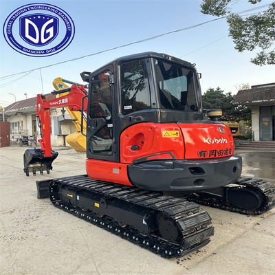 6 تن KX163 استفاده شده Kubota Excavator حفاری هیدرولیک