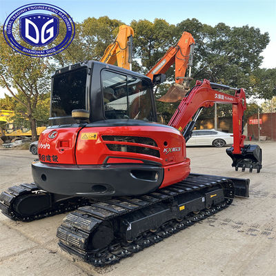 6 تن KX163 استفاده شده Kubota Excavator حفاری هیدرولیک