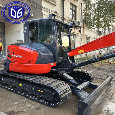 6 تن KX163 استفاده شده Kubota Excavator حفاری هیدرولیک