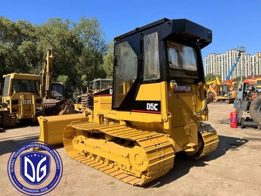 D5C استفاده شده Caterpillar Dozer بلدوزر هیدرولیک 16 تن