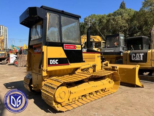 D5C استفاده شده Caterpillar Dozer بلدوزر هیدرولیک 16 تن