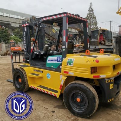 7 تن استفاده شده Komatsu فورک لیفت موتور مکانیکی سبک