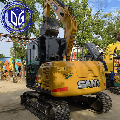 Sany SY75C 7.5 تن استفاده شده کاوشگر خزنده با سیستم خنک کننده پیشرفته
