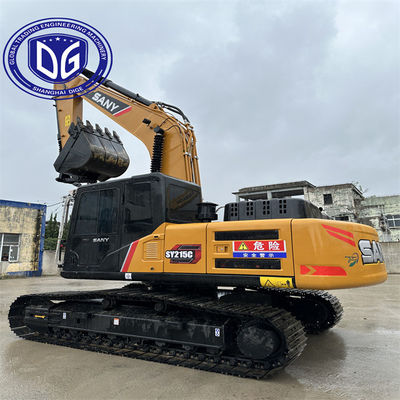 استفاده شده Sany SY215 21.5Ton Excavator خزنده با مصرف سوخت پایین موتور