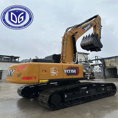 استفاده شده Sany SY215 21.5Ton Excavator خزنده با مصرف سوخت پایین موتور