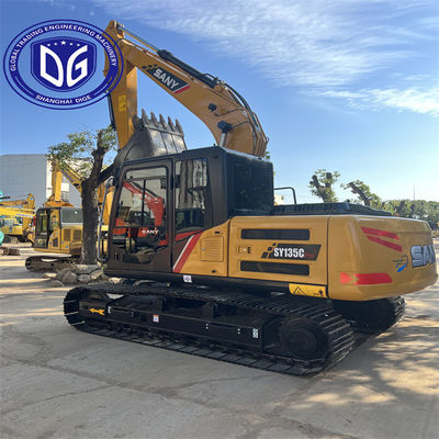 استفاده شده Sany SY135 13.5Ton حفاری هیدرولیک عملکرد عالی در کیفیت خوب در فروش