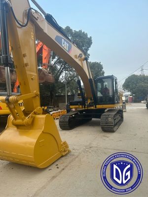 برش لبه استفاده شده Caterpillar 329D Excavator 29T با عملکرد هیدرولیک صاف