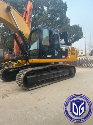 برش لبه استفاده شده Caterpillar 329D Excavator 29T با عملکرد هیدرولیک صاف