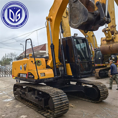 Sy155C Sany 15.5 تن حفاری دست دوم با سنسورهای اندازه گیری دقیق