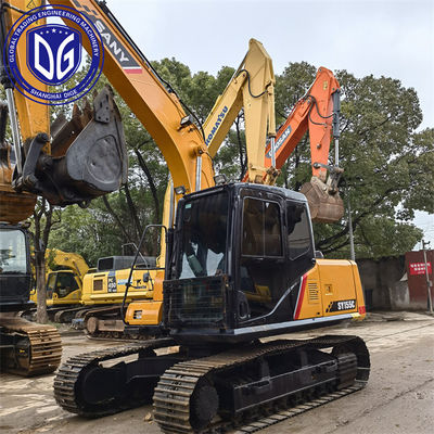 Sany SY155 15.5T استفاده شده Excavator خزنده کارآمد و سیستم قدرت صرفه جویی در انرژی