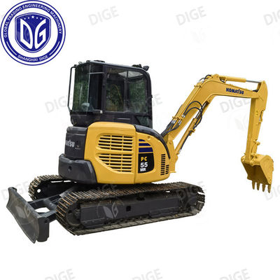 ساخت انعطاف پذیر USED PC55 حفاری با سیستم هیدرولیک پیشرفته