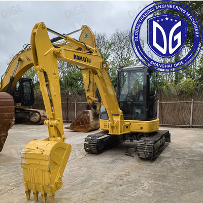 کاوشگر هیدرولیک Komatsu PC55 مدل موتور 4D88E-6 و ساخت ماندگار برای کار سنگین