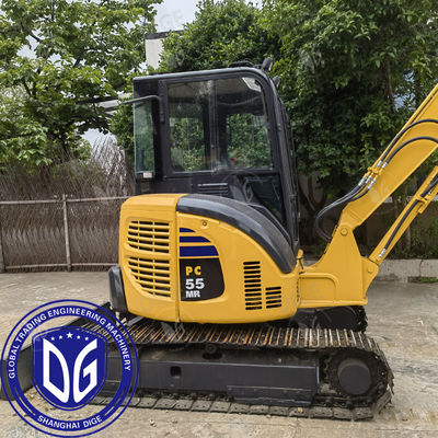 کاوشگر هیدرولیک Komatsu PC55 مدل موتور 4D88E-6 و ساخت ماندگار برای کار سنگین