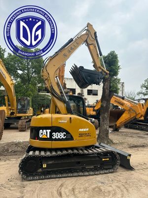 cat 308 حفاری برای فروش308C استفاده شده Cat ماشین آلات 8 تن حفاری سازگاری با زمین های مختلف