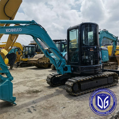 کوبلکو SK55 Excavator اصلی کوبلکو 5.5 تن استفاده شده مینی Excavator