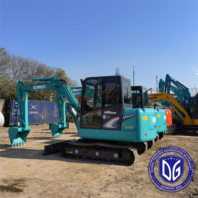 کوبلکو SK60 6 تن استفاده شده Excavator در حالت خوب