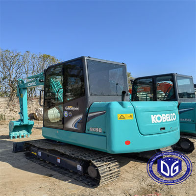 کوبلکو SK60 6 تن استفاده شده Excavator در حالت خوب