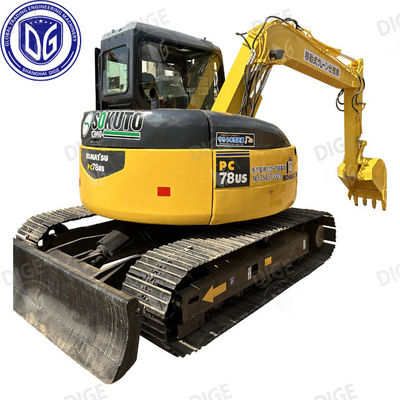 منشأ ژاپن PC78US استفاده شده Komatsu Excavator PC78US Excavator دست دوم Komatsu Excavator PC78US