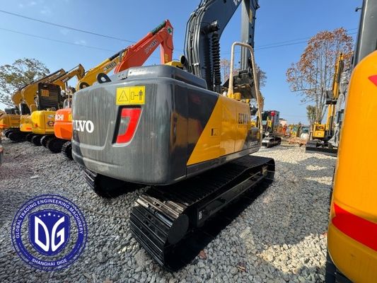 Ec140 14 تن حفاری ولوو استفاده شده با سیستم فن خنک کننده کارآمد