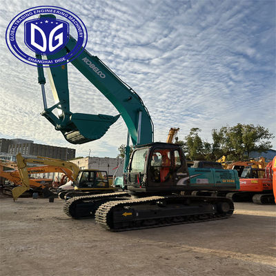 SK200D ژاپن ماشین های حفاری Kobelco دست دوم 20 تن ماشین حفاری معدن بزرگ