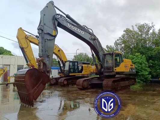 Ec380DL 38 تن استفاده شده Volvo Excavator با سیستم کنترل انتشار پیشرفته