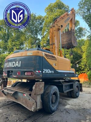 هیوندای 210 Excavator در هند هیوندای 215-9T استفاده شده 21.5 تن هیوندای Crawler Excavator