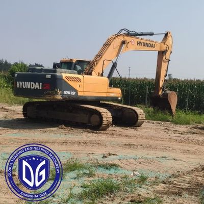 R305VS استفاده شده 30.5t Hyundai Excavator و ظرفیت خنک کننده برای عملیات مداوم