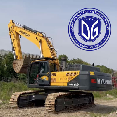 R485 نوآورانه Hyundai Excavator 48.5t استفاده شده ویژگی های ایمنی متعدد