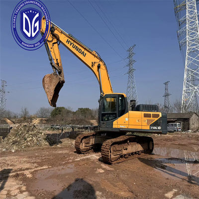 هیوندای 350 35 تن کاوشگر هیدرولیک کاوشگر کیفیت خوب با ظرفیت بالا