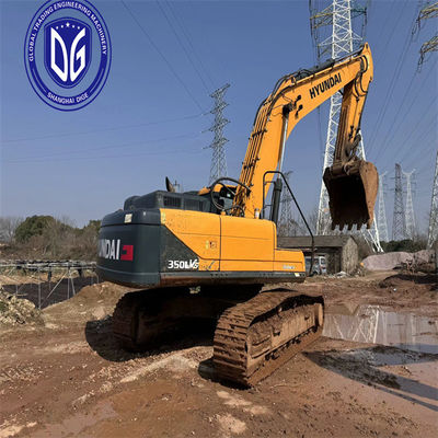 هیوندای 350 35 تن کاوشگر هیدرولیک کاوشگر کیفیت خوب با ظرفیت بالا