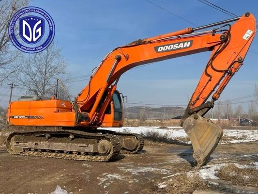 صرفه جویی در زمان و نیروی کار DX300 30t استفاده شده Doosan Excavator با بسیار دوام