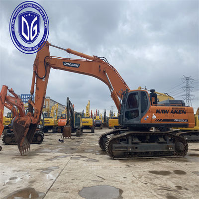 DX500 Excavator دوسان استفاده شده Excavator بزرگ استفاده شده هيدرولیک Crawler