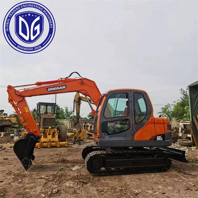 DX80 8 تن استفاده شده Doosan Excavator ماشین حفاری هیدرولیک