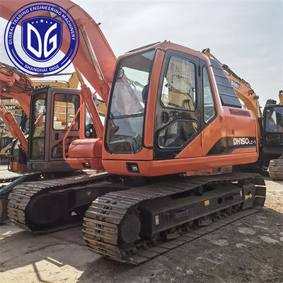 منشأ کره DH150-7 حفاری دوسان استفاده شده DH150-7 حفاری دست دوم Doosan Excavator DH150-7