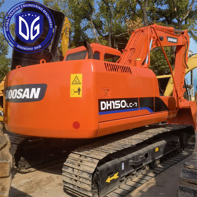 منشأ کره DH150-7 حفاری دوسان استفاده شده DH150-7 حفاری دست دوم Doosan Excavator DH150-7