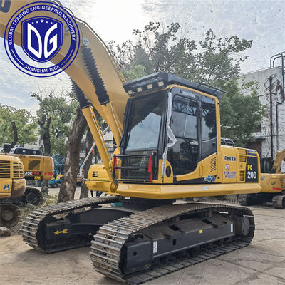 منشأ ژاپن PC200-8 استفاده شده Komatsu Excavator PC200-8 Crawler Excavator استفاده شده Komatsu Hydraulic Excavator PC200-8