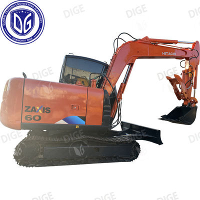 منشأ ژاپن ZX60 استفاده شده Hitachi Excavator ZX60 Crawler Excavator دست دوم Hitachi Hydraulic Excavator ZX60