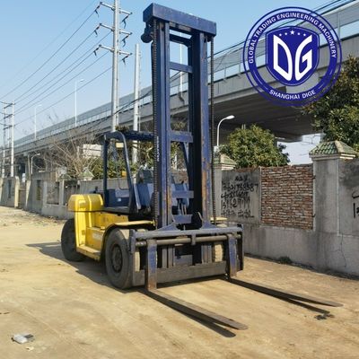 10t FD100 استفاده شده Komatsu فولکلک با ماشین هیدرولیک قوی