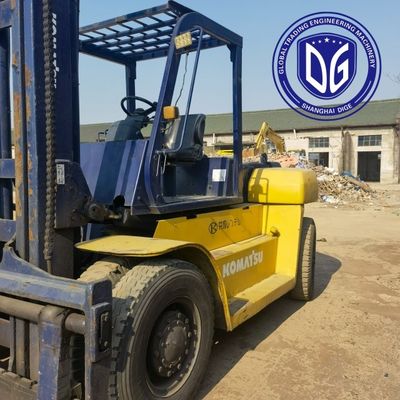 10t FD100 استفاده شده Komatsu فولکلک با ماشین هیدرولیک قوی