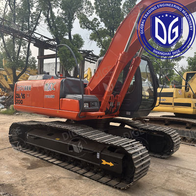منشأ ژاپن ZX200-6 حفاری استفاده شده Hitachi ZX200-6 حفاری خزنده دست دوم Hitachi Hydraulic Excavator ZX200-6