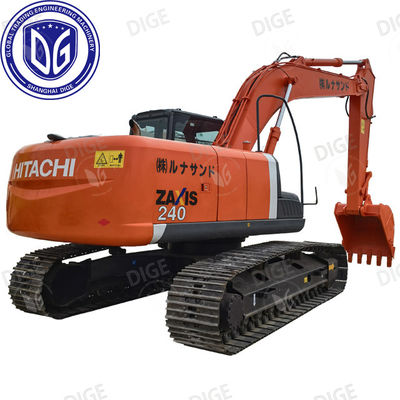 ZX240 حفاری استفاده شده هیتاچی با کیفیت ساخت جامد